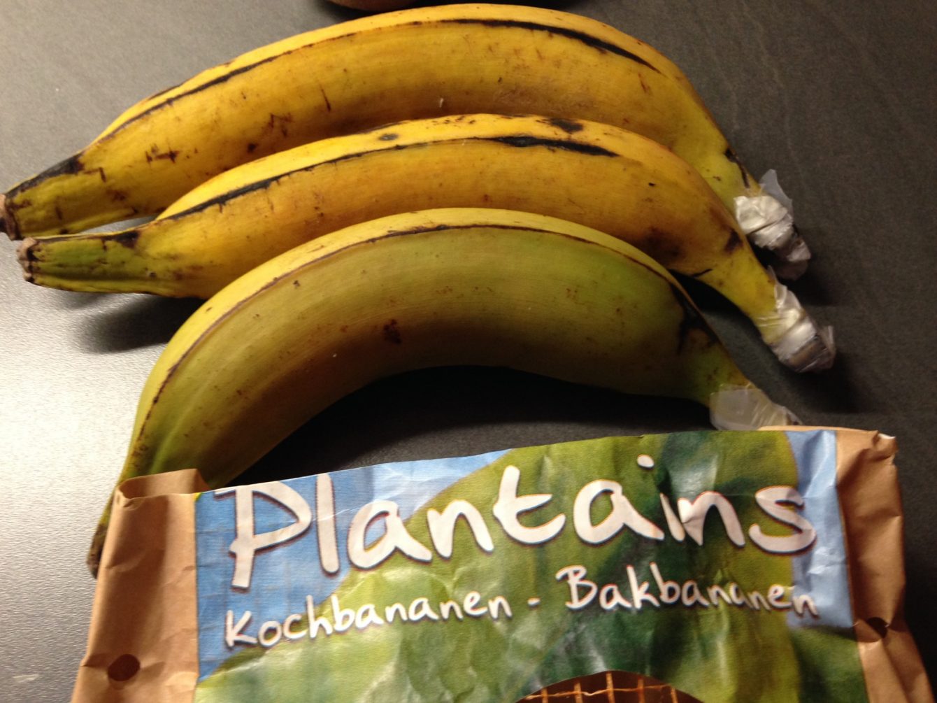 Kochbananen Platains