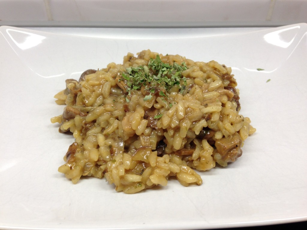 Steinpilz Risotto mit Trüffelöl