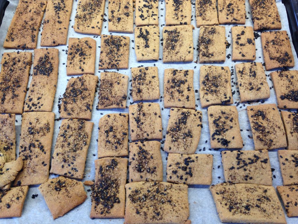 Kichererbsen Cracker