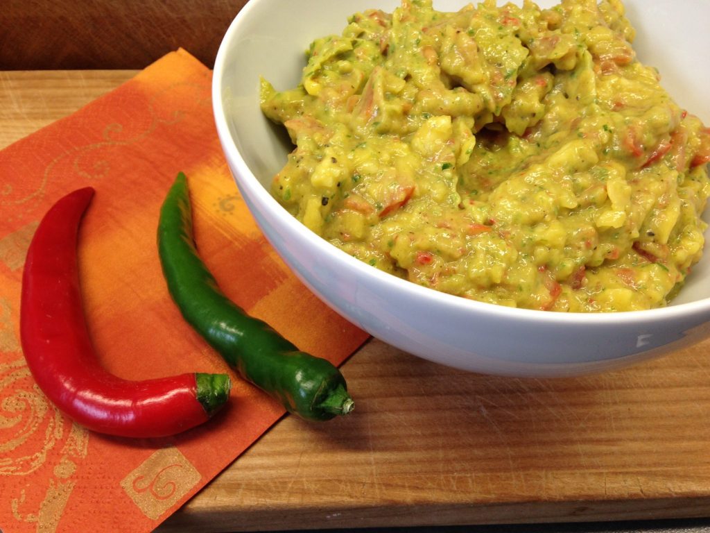 Avocado Mango Chili Guacamole