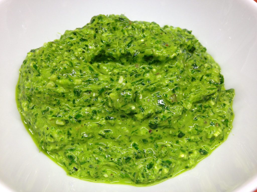 Bärlauch Pesto mit Pinienkernen