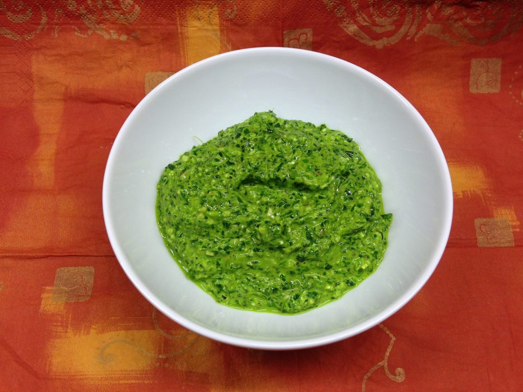 Bärlauch Pesto mit Pinienkernen