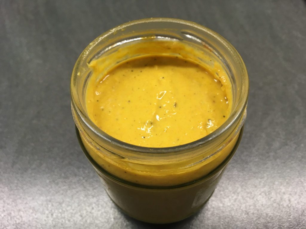 Aprikosen Tahini Dip mit Ingwer