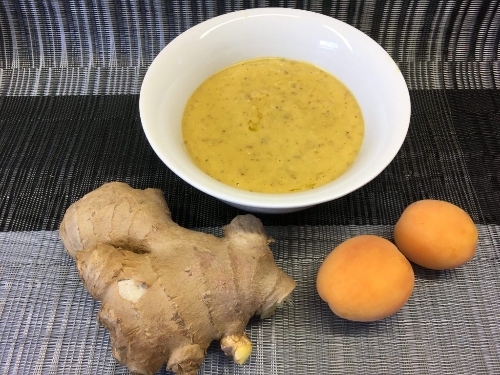 Aprikosen Ingwer Vinaigrette