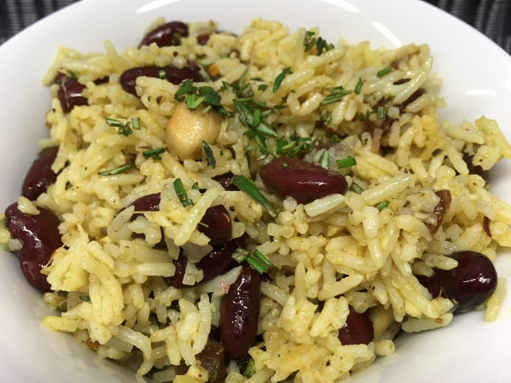 Kidneybohnen Reis Salat