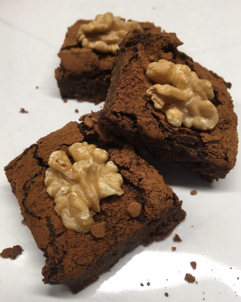 Carob Kidneybohnen Brownies