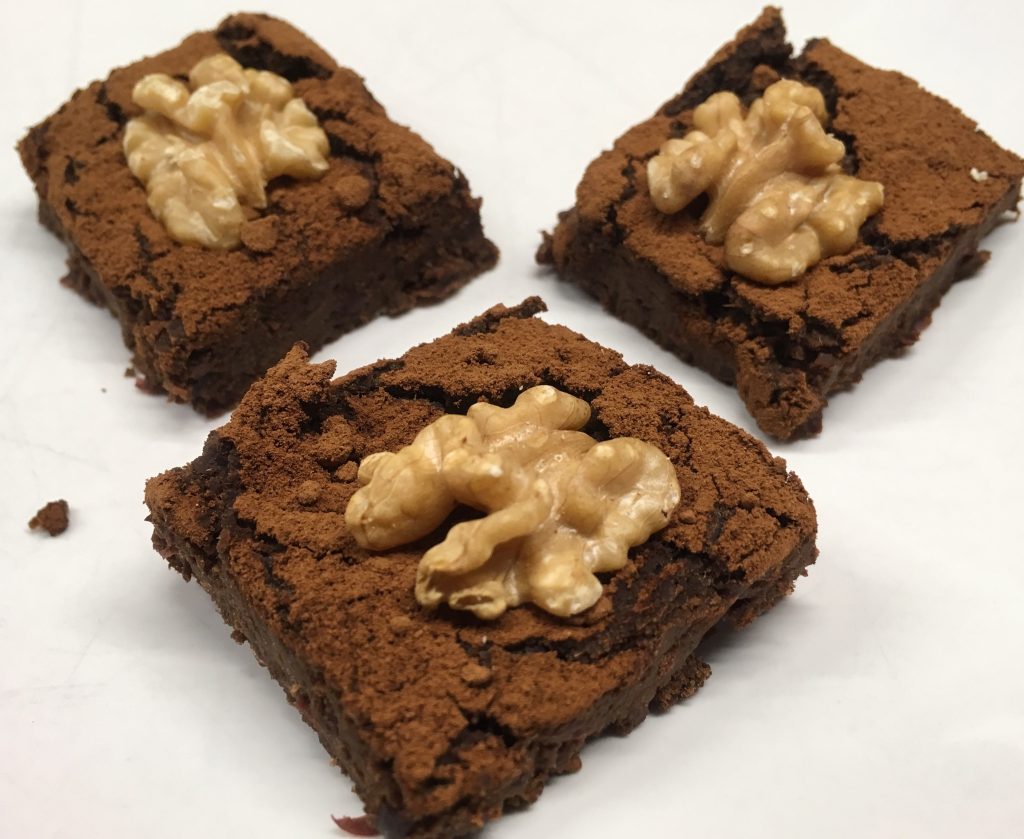 Carob Kidneybohnen Brownies