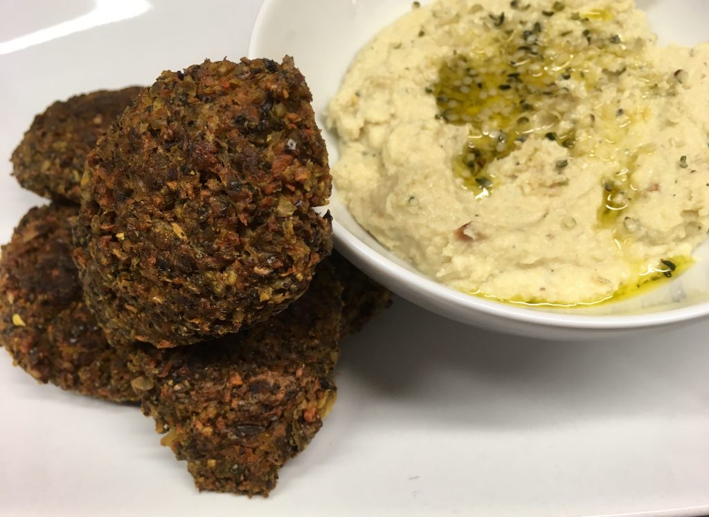 Pastinaken Karotten Walnuss Puffer