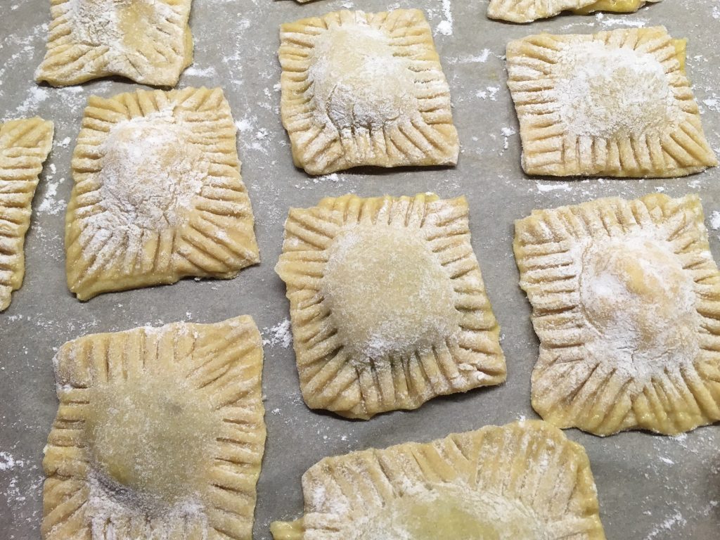 Frische Ravioli selbstgemacht