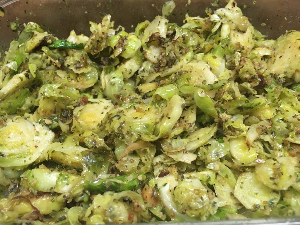 Rosenkohl mit Haselnuss Pesto
