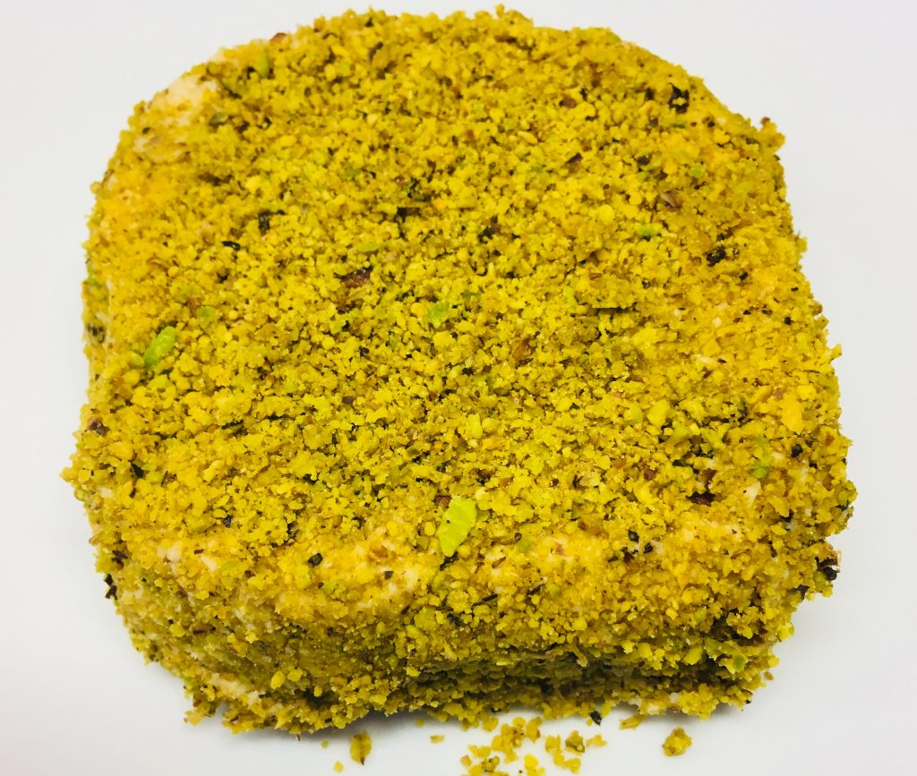 Cashew Käse mit Pistazien und Minze