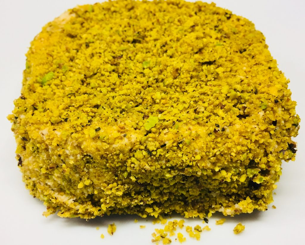 Cashew Käse mit Pistazien und Minze