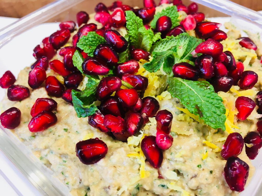 Baba Ganoush Auberginencreme mit Tahine