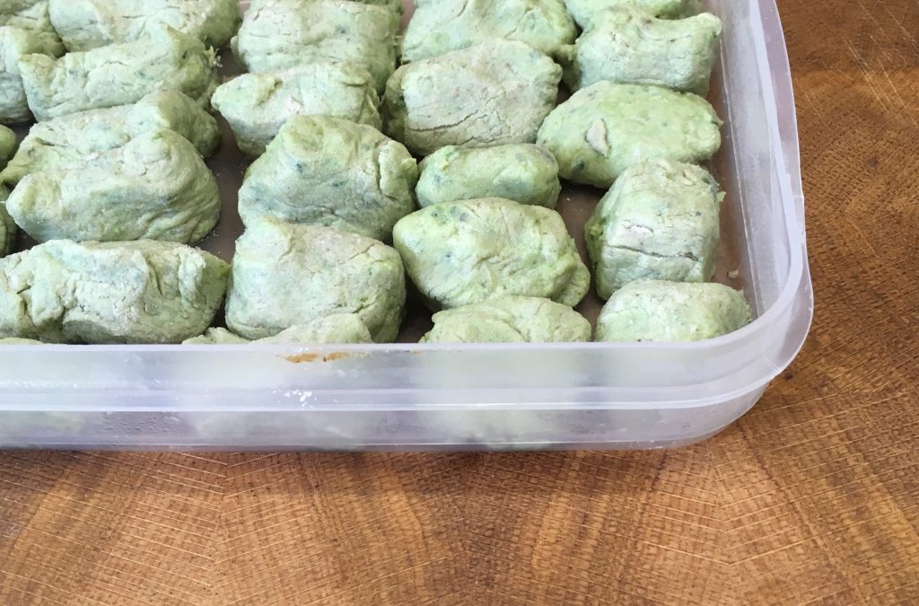 Bärlauch Gnocchi aus Kartoffeln