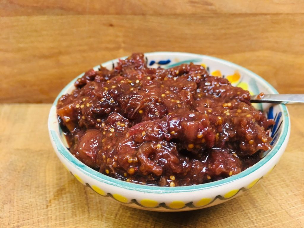 Feigen Chutney mit Thymian und Chili