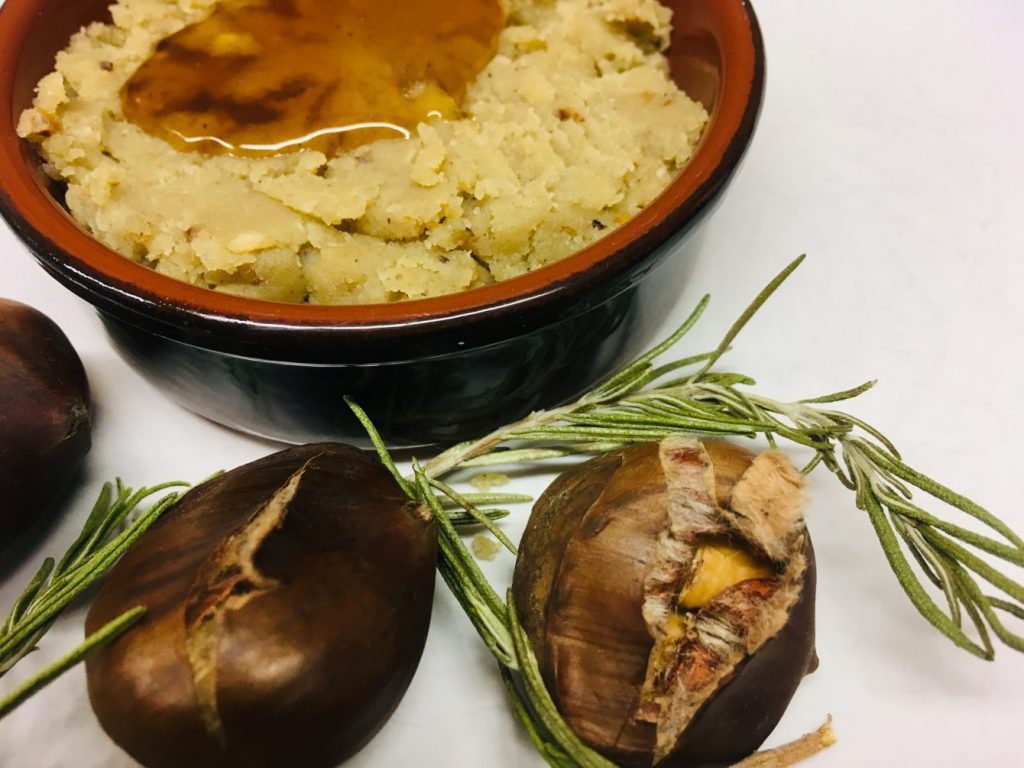 Maronencreme mit Rosmarin und Honig