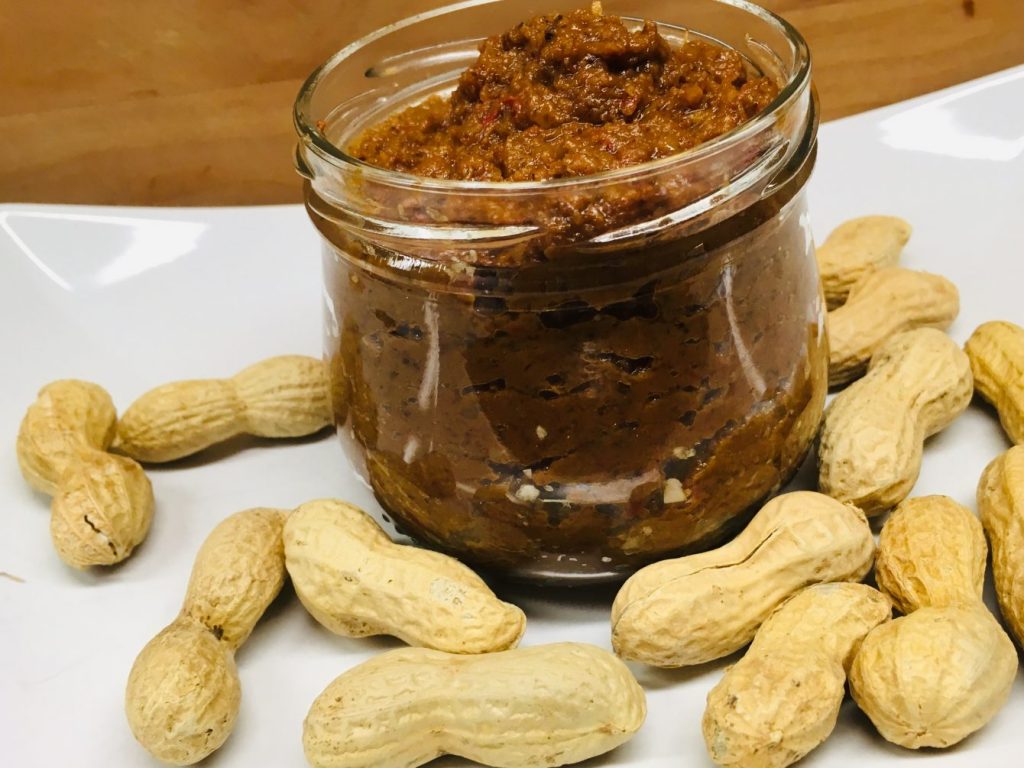 Sambal Kecang: indonesische Erdnuss Saté Sauce