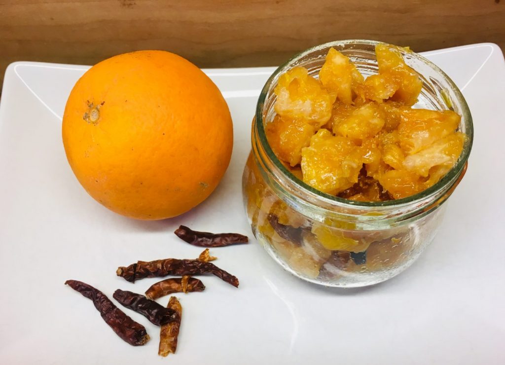 Karamellisierte Chili-Orangen