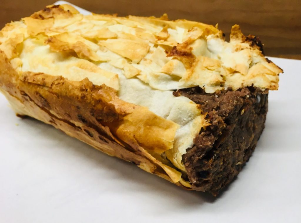 Pastinaken Walnuss Pastete mit Pistazien