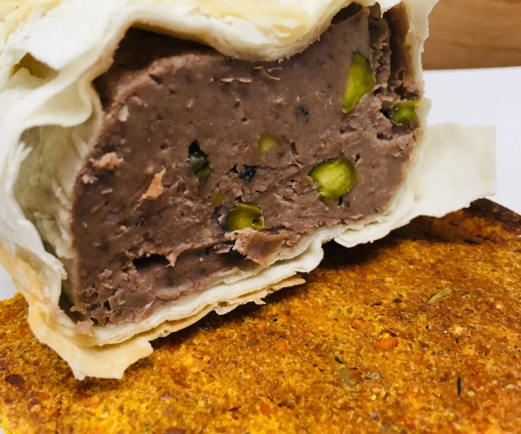 Pastinaken Walnuss Pastete mit Pistazien